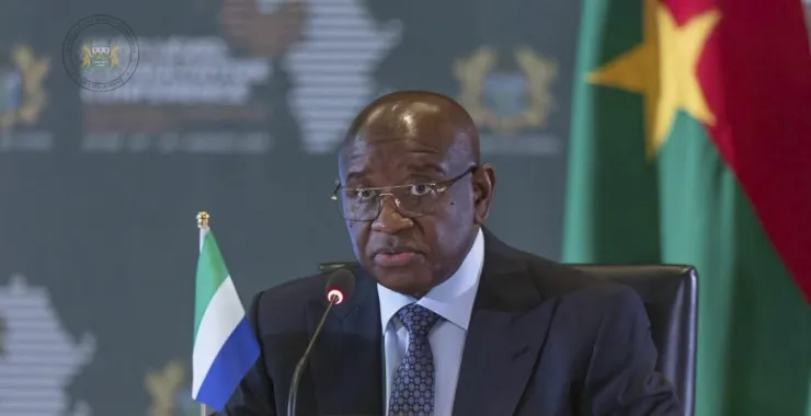 President Julius Maada Bio.