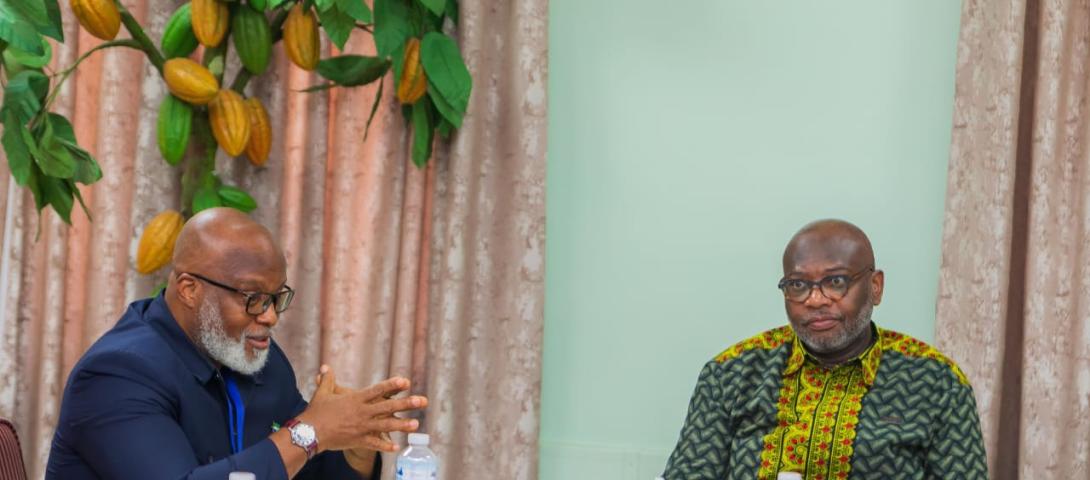 H.E Mohamed Hassan Kaisamba & CEO Cocobod 